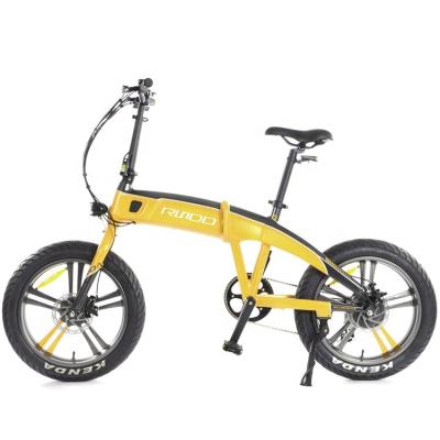 China Alloy rundo 20inch 1000w 48v electric folding bicycle 1000 w aluminum electric bicycle for sale