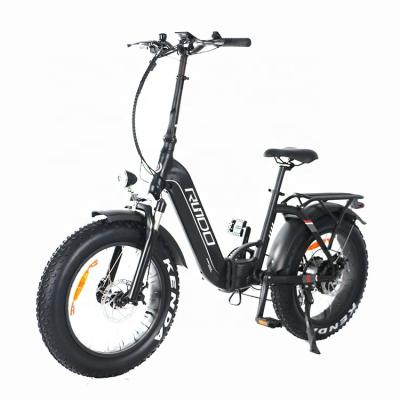 China standard rundo 20inch fat tire folding 72v folding bike 1500w 72v electric bike for sale