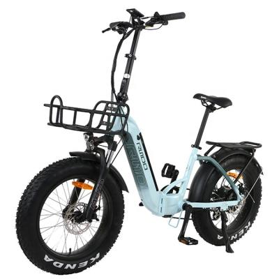 China Rundo standard 20inch 20inch 60v electric fat e bicycle ebike foldable bike for sale for sale