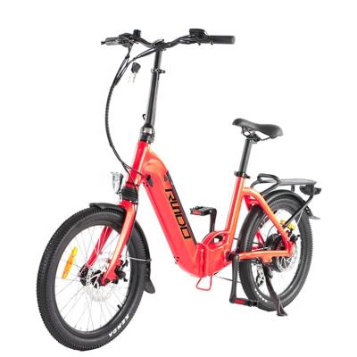 China Aluminum alloy rundo slim tire 20inch electric folding bicycle 4000w electric bicycle 3000 for sale