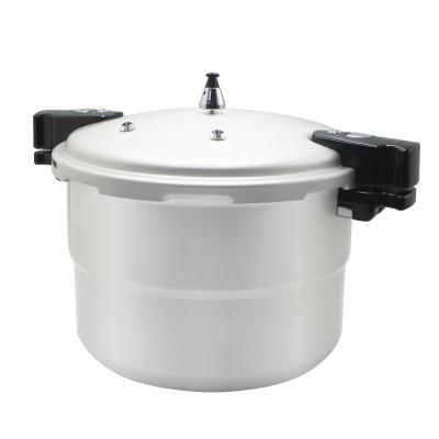 China Durable heavy duty 33L commercial pressure cooker with stainless steel steamer for sale