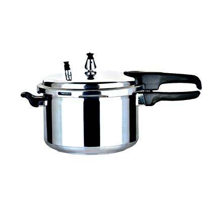 China Sustainable Hot Selling Multi-Safety 5L Home Cookware Polished Aluminum Pressure Cooker 22cm for sale