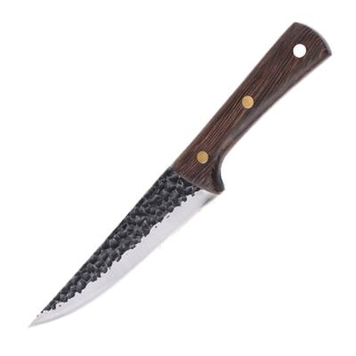 China Wholesale Custom Non-variable Logo Stainless Steel Blade Fixed Knife Tactical Boning Butcher Professional Butcher Handmade Forged Full Tang for sale