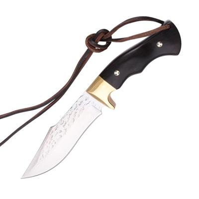 China 3Cr13 Blade Non-variable Fixed Blade Knives Hunting Outdoor Camping Outdoor Camping Hunting Knife Ebony Handle Survival Knives For Army Survival for sale