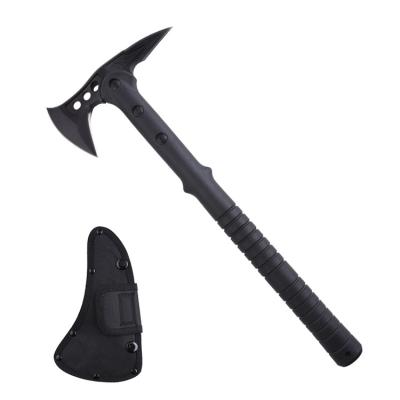 China 2 in 1 Multi Functional Tactical Ax Survival Camp Ax Wilderness Defense Hammer Outdoor Tactical Multifunction Tool Ice Pick Long for sale