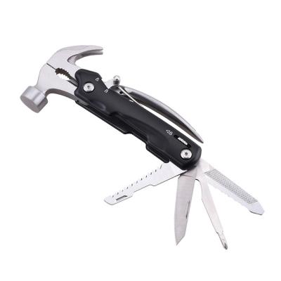 China Custom Machinist Hammer Stainless Steel Multi-Tool Pliers Folding Knife Saw Camping Survival Mini Multi-Purpose Kit Multitool Hammer for sale