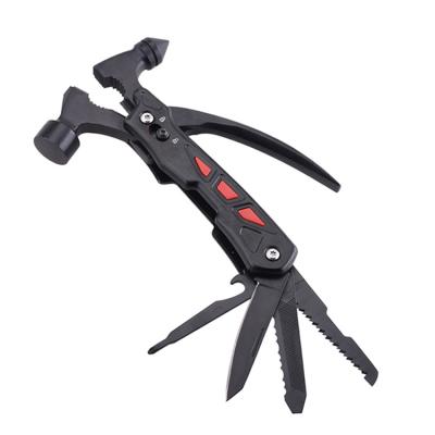 China Car Exterior Hammer Survival Hammer Kit Multitool Hammer With Black Coating Survival Hammer Claw Tool Bicycle EDC Tool Machinist Hammer OEM Multi Tool for sale