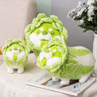 China New Arrival 55cm Unique Vegetable Dog Pillow Stuffed Plush Stuffed Valentine's Day Soft Stuffed Dog Toy For Sale for sale