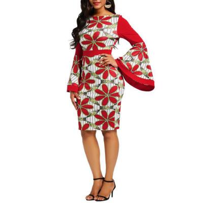 China New Anti-Static Spring Pattern Club Dress Bodycon Spaghetti Strap Floral Printing Casual Sexy Women Dress Elegant for sale