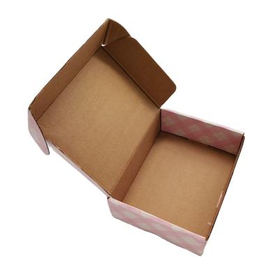 China New Design Cartoon Handmade Custom Pink Logo Custom Folding Newly Kids Paper Present Gifts Boxes for sale