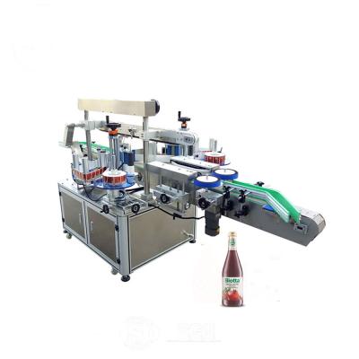 China 2019 Automatic Products 3 Or More Sides Sticker Sticking Labeling Machine For Round Flat Bottle for sale