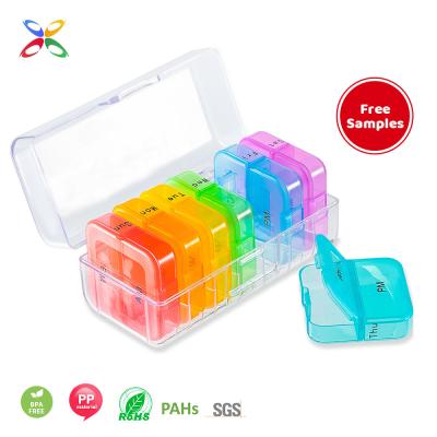 China Wholesale Weekly Eco-Friendly Pill Box AM P.M. for sale