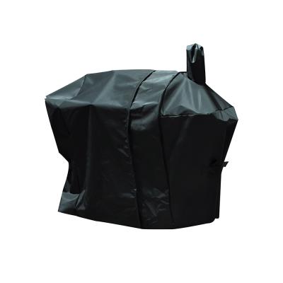 China Dustproof Outdoor Waterproof Fashion Bag Accessories Black PVC Barbecue Grill Covers for sale