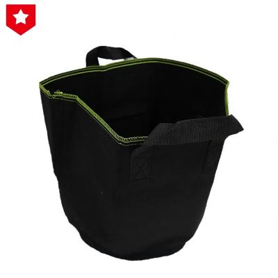 China Vegetable Grow Grow Bag Plastic Folding 5 Gallon Fabric Extra Large Tomato Mushroom Bag Planting Grow Bags With Handles for sale