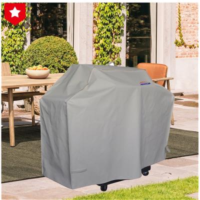 China Dustproof 58-Inch 3-4 Burner 600D Black Hooded Gas Grill Cover for sale