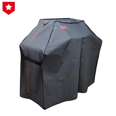 China Black Waterproof Anti-UV Furnace Dustproof Anti-UV Furnace Garden Patio Backyard Grill BBQ Heater Cover for sale