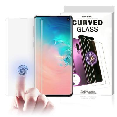 China Liquid+UV Liquid Film+UV Lamp Wholesale UV Lamp Glue Tempered Glass Screen Protector for VIVO X60 pro for sale