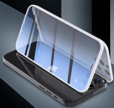 China case + Anti-fall film for iPhone 13 360 degree tempered glass front + PC phone case cover for sale