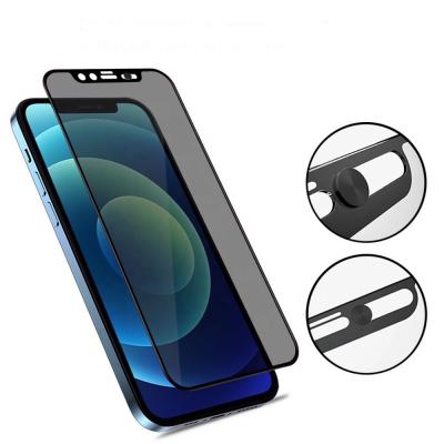 China Dual Privacy For iPhone X Xr Xs 11 pro 2.5D Max Max 9H Anti 45 Degree Switchable Spy Privacy Screen Glass Film Tempered Glass Protector for sale