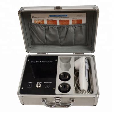 China Clear Image New Portable Home Use Boxy Skin And Hair Analyzer for sale