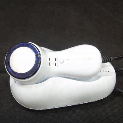 China Black Eyes Removing Handheld Skin Care Blue Led Massage Cold Hammer for sale