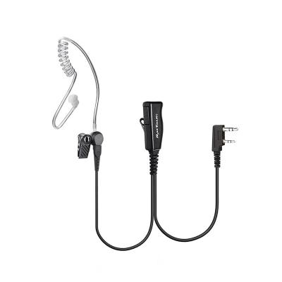 China Ear Hook K Plug 2 Pin Headset Mic FBI Air Duct Earpiece Acoustic Clear Tube Earphone for kenwood two way radios for sale