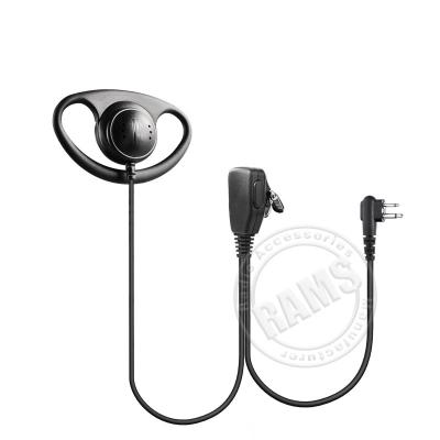 China Ear Hook RayTalk D Shape Earphone For Two Way Radio For Motorola 2 Pin for sale