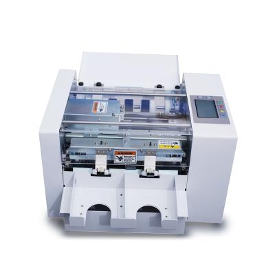 China Hotels A4 Automatic Business Card Cutter Cutter Program Name Card cCutter Machine Automatic Semi Electric Cutter for sale