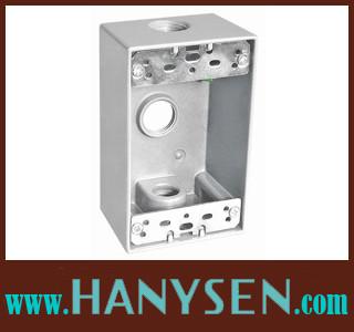 China 3 Holes One Gang Weatherproof Junction Box FSB Box for sale