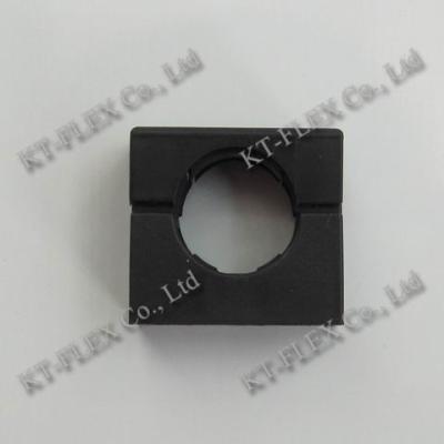 China Black Nylon6 Junction Box Mounting Bracket For Corrugated Flexible Conduit for sale