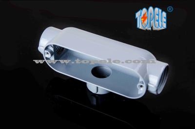 China Aluminum Threaded Rigid Conduit Body T Type Three Way Outlet Box 1/2