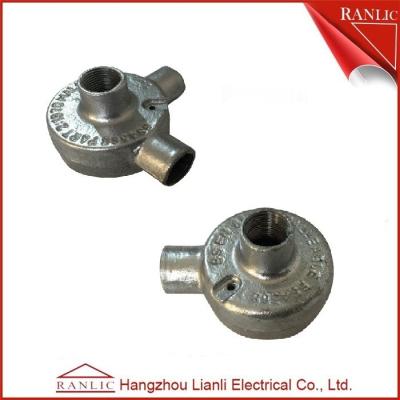 China Trough Way Conduit Junction Box Back Outlet / Entry 20mm to 50 mm for sale