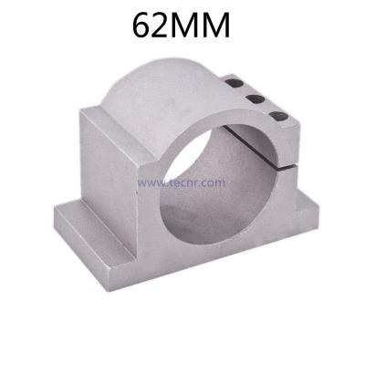 China sandblasted CNC spindle motor clamp 62MM for 800W spindle motor for sale