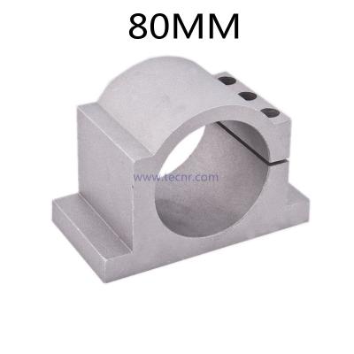 China cast aluminum spindle motor holder 80MM for 1.5KW OR 2.2KW spindle motor for sale