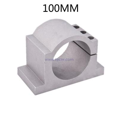 China high quality 100MM spindle holder seat cnc router parts for 3KW water cooled spindle motor for sale