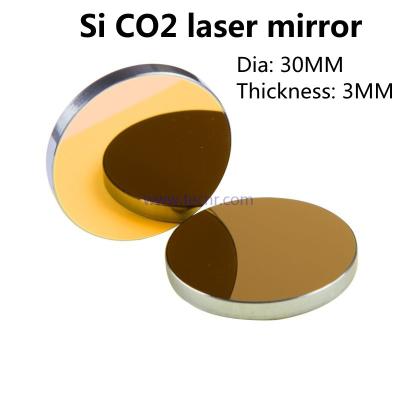 China China Si laser reflection mirror  30MM diameter  thickness 3MM for laser cutting  machine for sale