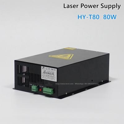 China 80W CO2 laser power supply AC110 220V HY-T80 for laser engraving cutting machine for sale