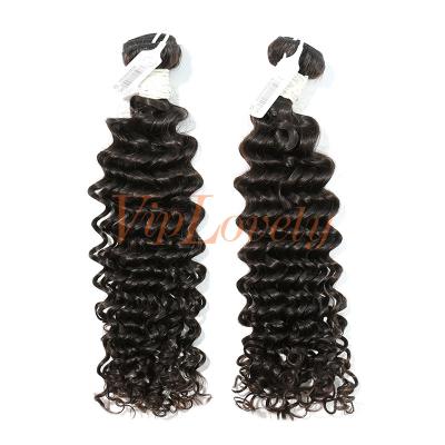 China 100% Natural Virgin Hair Deep Curly Bundles Hair Color for sale