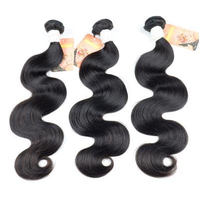 China 2019 Body Wave Virgin Hair Soft Unprocessed Human Hair Natural Black Color Black Color for sale