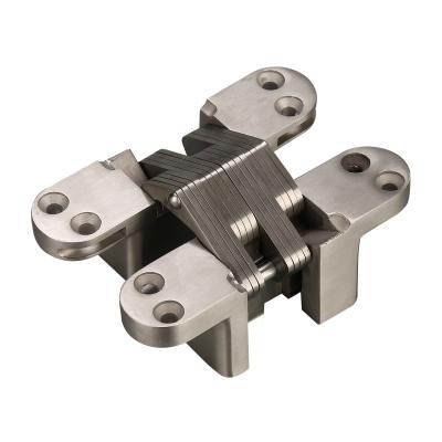 China 180 Degree Hinge Stainless Steel Hinges Adjustable HARDWOOD Heavy Duty Concealed Door Hinge With US32D/US32 Finish for sale