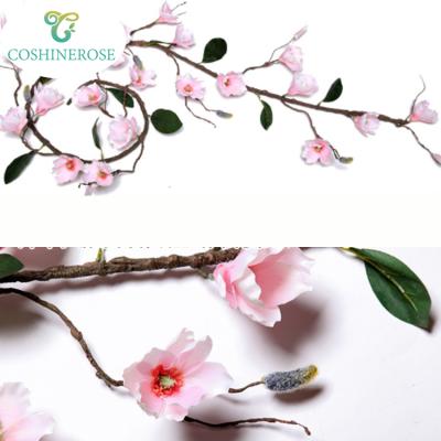 China Widely Used Attan Pendant Rose Ivy Vine Flowers Artificial Garland For Decoration Home Events for sale