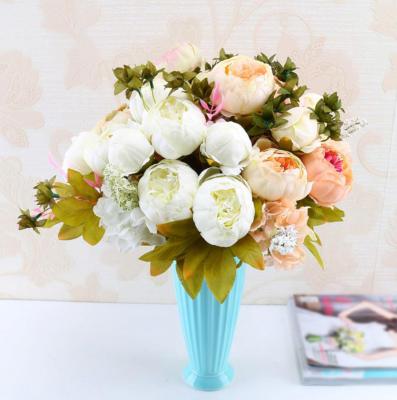 China Fashional High Quality Decorative Flowers Wedding Decoration Flower Giant Peony Crepe Artificial Paper Flowers for sale