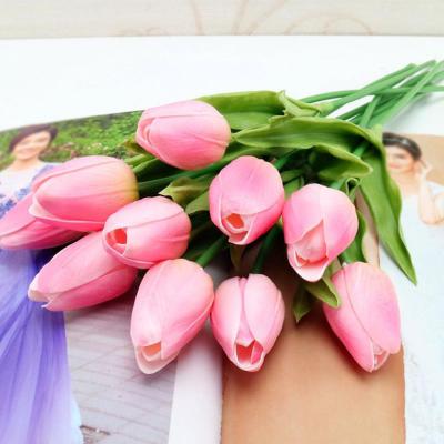 China Fashional Best Price All Festival Artificial Silk Flower Tulip In Wholesales for sale