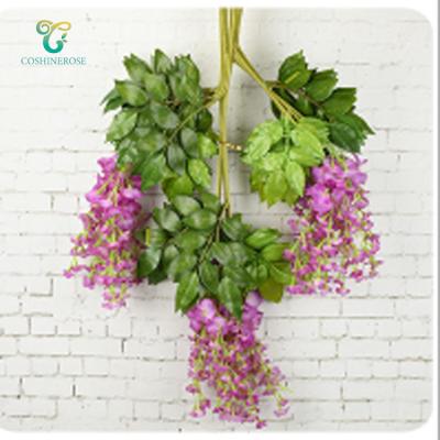 China Hanging Decoration Easy-Installed Hanging Wisteria Tree Branches Creations Of Delicate And Beauty Design For Ceiling Decoration for sale