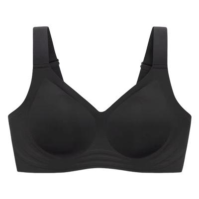 China Seamless Wholesale women's traceless underwear women's thin jelly bra vest-style sports bra cover for sale