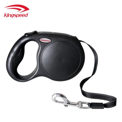 China Free Sample 5M Durable Heavy Duty Webbing Lightweight Extendable Dog Retractable Leash for sale