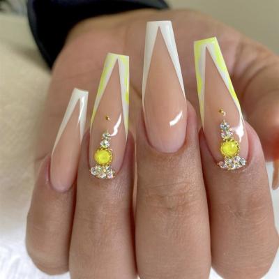 China Easy Apply Sticker Semi Cured Logo Package Semi Curved Custom Nail Art Paper Decal Gel Nail Sticker NS002 for sale