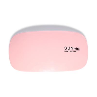 China 6W 6 Pcs Mini Portable Chargeable LED Gel Nail Lamp / Gel Polish Dryer UV Led Cure Nail Polish ROHS IN Lamp NL001 for sale