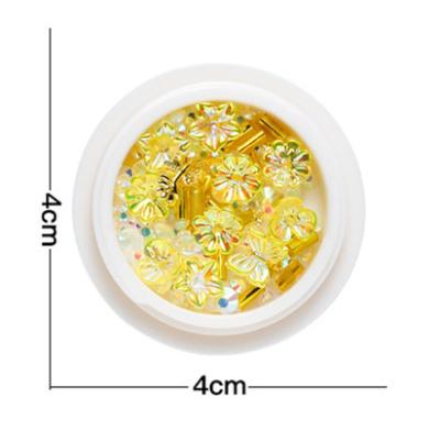 China Type 6 Colors Nail Art Beauty DIY Hot Price New Resin Designs Mixed Rhinestones For Nail for sale