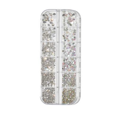 China Good Quality Nail Art Beauty DIY Appropriate Prices Personal Care 3d Rhinestone Nail Stickers Art Decoration Large for sale